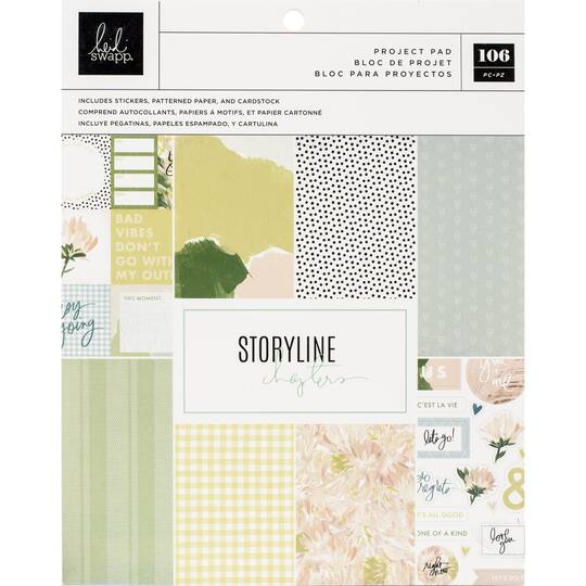 Heidi Swapp Storyline Chapters Project Pad The Planner, 7.5" x 9.5"